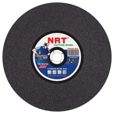 China High Quality 14 Inch 355x2.8x25 Ferrous Metal NEAR REAL TIME Stainless Steel Cutting Abrasive Wheel for sale