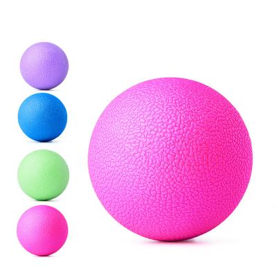 China Yoga Exercise Therapy Myofascial Release Lacrosse Ball Handheld Facial Massage Ball for sale