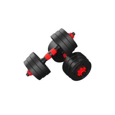 China Wholesale Dumbbell Environmental Friendly Wholesale Male Female Home Gym Factory Liner Cement Adjustable Dumbbell for sale