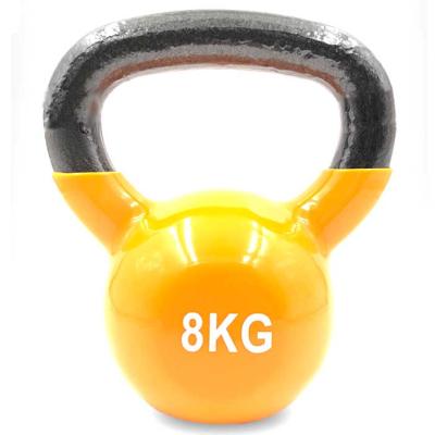 China 2021 Universal Gym Workout Fitness Equipment Competition Kettle Bell Colorful Painted Cast Iron Kettlebell for sale