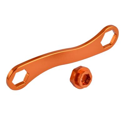 China NiceCNC Aluminum Axle Wrench Spanner For KTM 125-1290 except EXCF XC XCW XCF SX SXF 1998-2021 2022 for sale