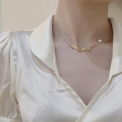 China 2022 Vintage Vintage Designer Jewelry Women Party Choker s925 Pearl Necklace for sale