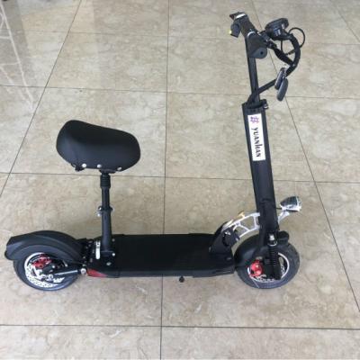 China Front& Double 10Inch Rear Shock Absorption (Option) Suspension Shock Scooter 350W Motor E Electric Scooter for sale