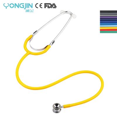 China Colorful Pulse Heart Sounds YJ S3303-YL Diagnosis Medical Baby Zinc Alloy / Double Head Stethoscope for sale