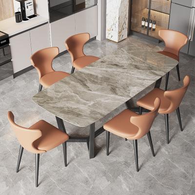 China Modern Luxury Extendable Restaurant Kitchen Rectangle Square Around Luxury Wooden Dining Table Dining Sets And Chairs for sale