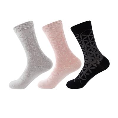 China High Quality Antibacterial Antibacterial Women Crew Socks Custom Made Bamboo Fiber OEM Bamboo Socks for sale