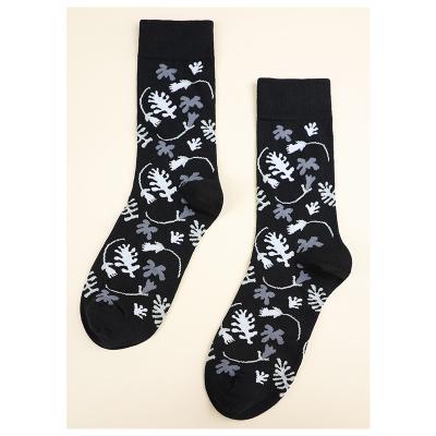 China Wholesale Breathable Men's Black Socks Fashion Colorful Happy Crew Socks Funny Socks For Men for sale