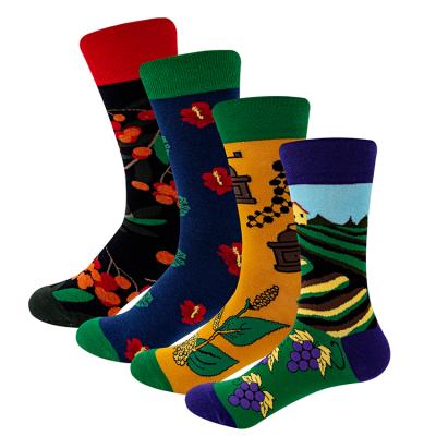 China Custom Yiheng Cansuls Breathable Women's Crew Socks Novelty Fun Mens Crew Cut Breathable Wholesale Socks for sale