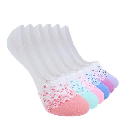 China Yiheng Breathable High Quality Casual Fashion Knitted Polyester Standard Regular Spring Custom Ladies No Show Footie Socks for sale