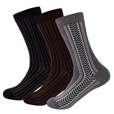 China 2020 Wholesale Women Breathable Factory Yiheng Bamboo Casual Fashion, Keep Warm Bamboo Fiber, Polyester Knitted Crew Socks for sale