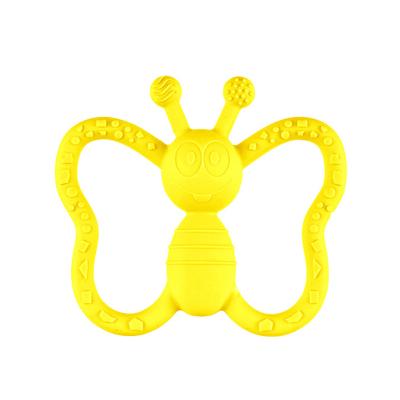 China New 2021 Eco-Friendly Customized Sizes And Shapes Eco-Friendly And Healthy Food Grade Silicone Natural Rubber Baby Teether Toy for sale