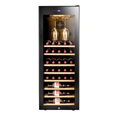 China Constant Temperature Humidity Custom High Quality Constant Humidity Freestanding Small Wine Compressor System LED Light Wine and Beverage Coolers for sale