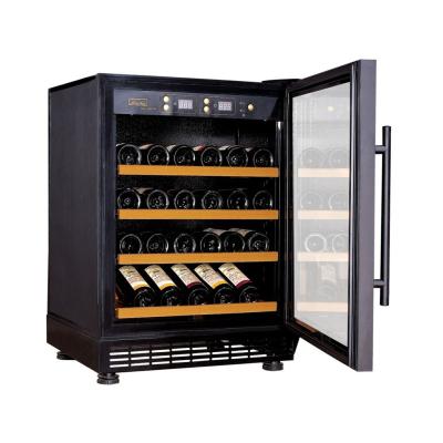 China Hotel Bacchus Wholesale Wine Fridge Direct Wine Cooler Door Cooling Glass Cellar for sale