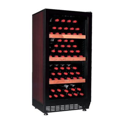 China Hotel Bacchus Compressor Wine Cooler Stainless Steel Wine Cooler Cellar Direct Cooling Refrigerator for sale