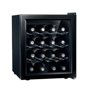 China Hotel 16 Bottles Electric Wine Fridge For Bar Hotel Electric Bottle Wine Cooler for sale