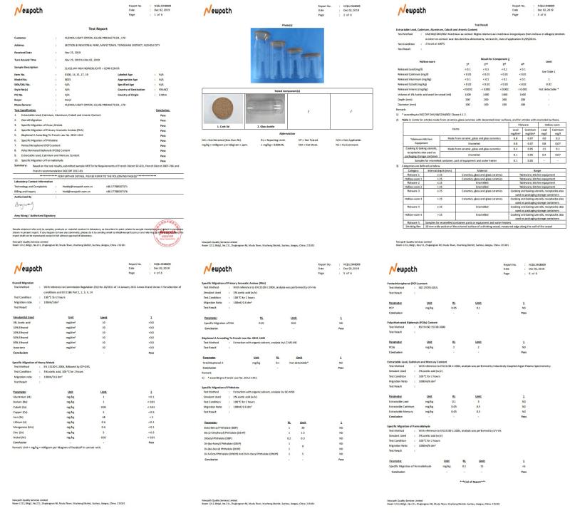 ASME - Xuzhou Light Crystal Glass Products Co., Ltd.