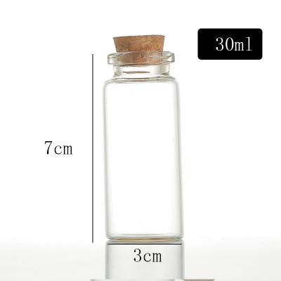 China Personal Care Competitive Price Smell Proof Weed Storage Jar Clear Glass Spice Herb Jar With Cork for sale