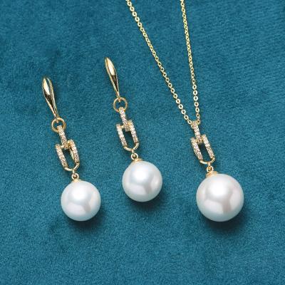 China Gaby CLASSIQUE New Arrive Pearl Necklace Earring Pendants For Necklace Jewelry Sets Body Jewelry for sale