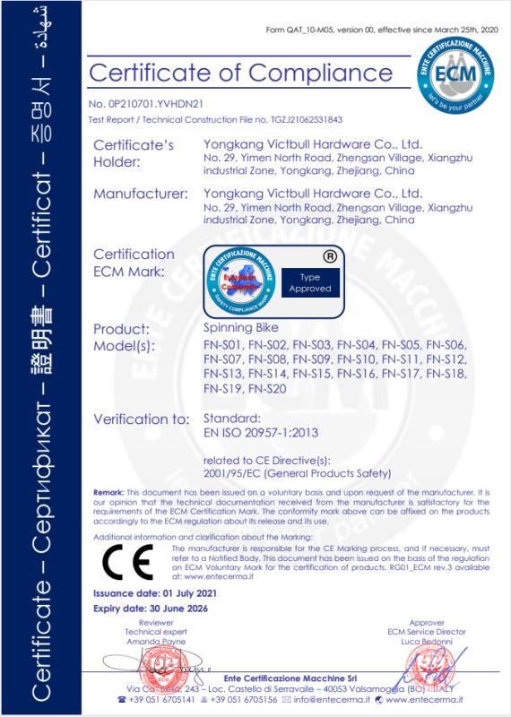 CE - Yongkang Victbull Hardware Co., Ltd.