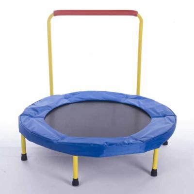 China Without trampoline colorful foldable jumping trampoline fitness trampoline small protective net children for sale for sale