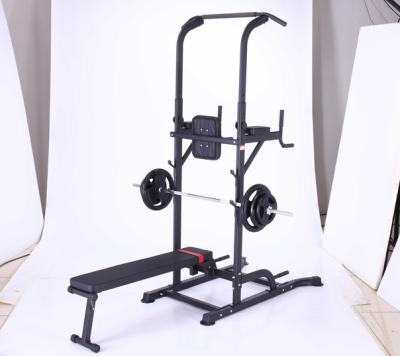 China Professional Gym Power Tower Dip Station With Bench Multi Handle Pull Up Horizontal Bar Pull Up Bar For Fitness For Gym For Sale for sale