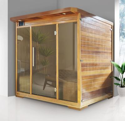 China Modern High Quality China Morden Design Wooden Sauna Room Made Of Wood for sale