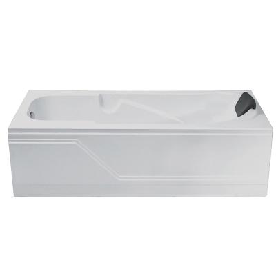 China Eco - Friendly Luxury Indoor Rectangular Hot Tubs Adult Portable Bathtub for sale