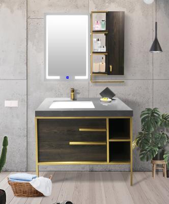 China Modern Waterproof Vanity Plywood Bathroom Vanity Unit, Bathroom Vanity for sale