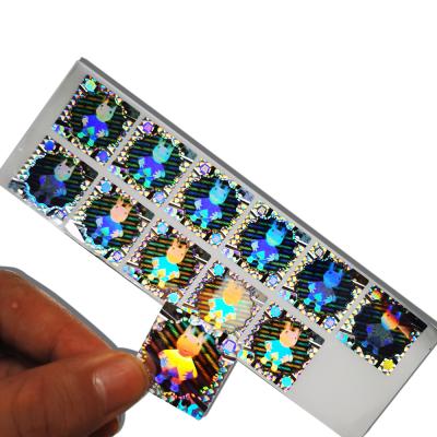 China Customized / Waterproof Cheapest Holographic Sticker Custom, Contact Hologram Sticker Supplier Directly for sale