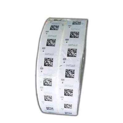 China Scratch-off Clear QR Code Waterproof Label Sticker Roll By Sticker Supplier for sale