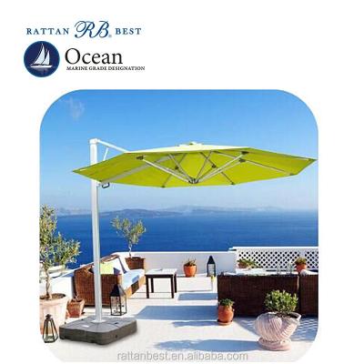 China Fashionable Design High Quality Hotel Umbrella Garden Bath Swimming Pool Cantilever Umbrella for sale