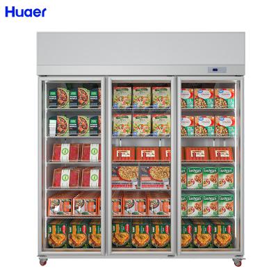 China Commercial Refrigerator Single-Temperature Freezer Upright Door Vertical Showcase Freezer With Glass for sale