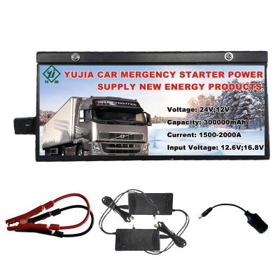 China Passenger Car YUJIA 12V 24V Emergency Car Jump Starter Car Battery Starting Device Car Booster for sale