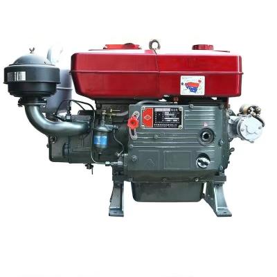 China Water-cooled 20HP Manual Motor Electric Diesel Engine Single Cylinder Water Cooled Diesel Engine for sale