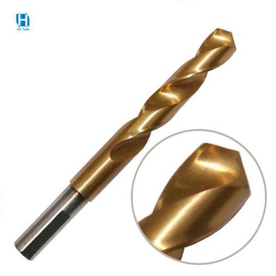 China Metal Drilling DIN 338 Stainless Steel Din Fully Ground Titanium Hss M2 Twist Drill Bits For Metal for sale