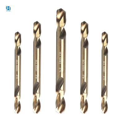 China Metal Drilling Customized Two Heads HSS Double Ended Drill Bits For Thin Sheet Metal Drilling for sale