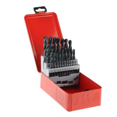 China For Stainless Steel and Hard Metal Drilling 29 Piece Metal Twist HSS Drill Bit Set 1/16in to 1/2in for Metal Aluminum PVC Drilling for sale