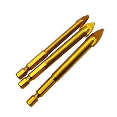 China Masonry Drilling Haoke Brocas Porcelanato 6mm Carbide Lance Tip Porcelain Ceramic Tile Glass Drill Bit For Glass Tile Cement for sale