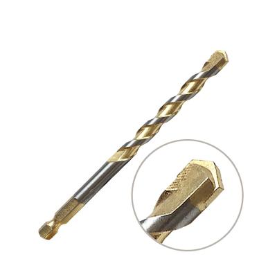 China Multifunctional Universal End Drill Bit Kit Hex Shank Carbide Tip Masonry Drilling Bit Masonry Drill Bit For Metal Wood Tile Plastic for sale