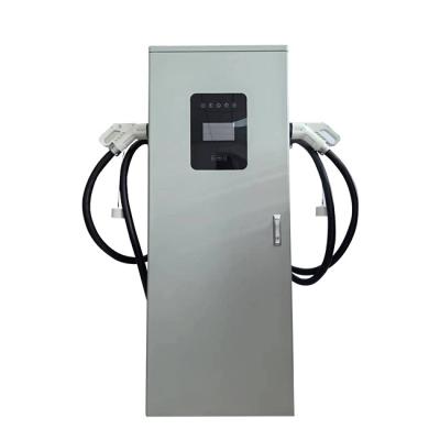 China DC EV-laadstation 180KW Dubbelconnector snellaadstation voor elektrische voertuigen Te koop