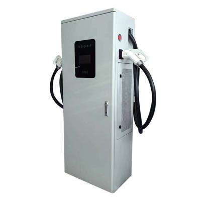 China Sneloplaadstation 2024 120kw DC EV-lader met CCS2 Dual Port en Screen Te koop