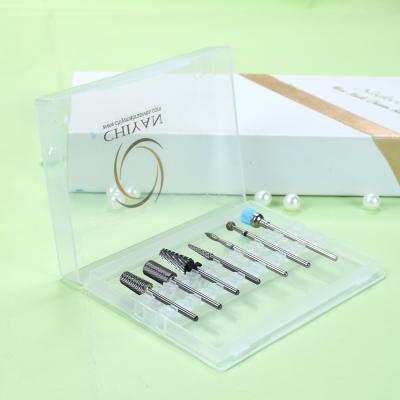 China Nail Beauty Salon Nail Drill Bit 3/32 Set 1 Carbide Drill Bit Kit For Nail Drill Machine for sale