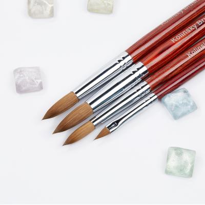 China Paint Nails High Quality Nail Brush Kolinsky Gel Nail Brush Acrylic Bottle Brush for sale