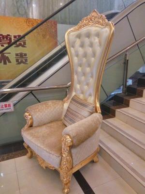 China Königlicher Luxuskönig Queen Throne Chairs zu verkaufen