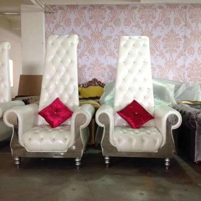 China hohe Rückseite Sofa Wedding Beauty Salon Furniture 80*75*182cm König-Royal Throne Chair zu verkaufen