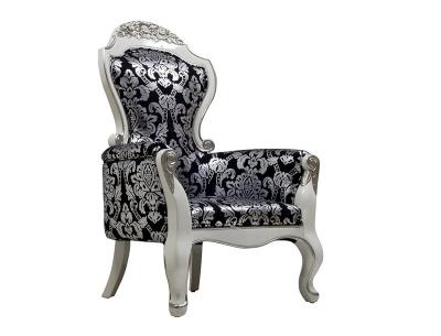 China Gewebe-Fiberglas-Hotel-Lobby-Sofa Chair Vintage Antique Silver-König Throne Chair 75kg zu verkaufen