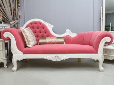 China B015 XY Chaise Lounge Pink Velvet clássica à venda