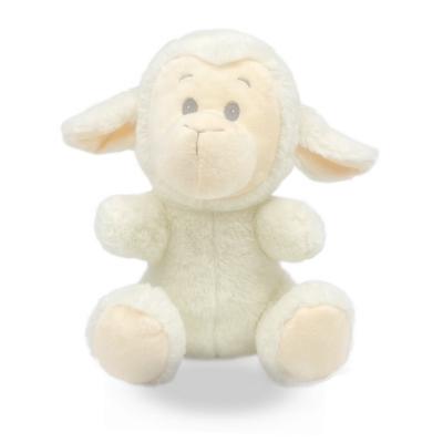 China Custom Design Fun Cute White Plush Stuffed Soft Sheep Animal Toy 8 Color Inches For Kids for sale