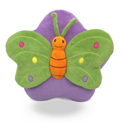 China Customized Non - Toxic Super Soft Purple Color Star Shape Plush Seat / Chair Cushion Pillow For Kids for sale