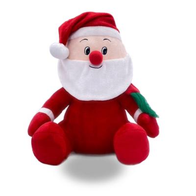 China Custom Made High Quality Santa Claus Toy Gifts For Kids 30CM Christmas Plush Toy And Home Decor for sale